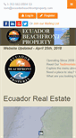 Mobile Screenshot of ecuadorbeachfrontproperty.com